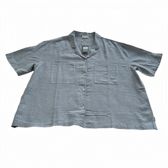 Tentree | Hemp Resort Short Sleeve Button Down Shirt - Size XL - Picture 1 of 12